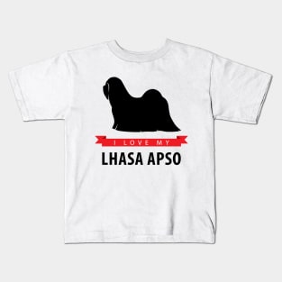 I Love My Lhasa Apso Kids T-Shirt